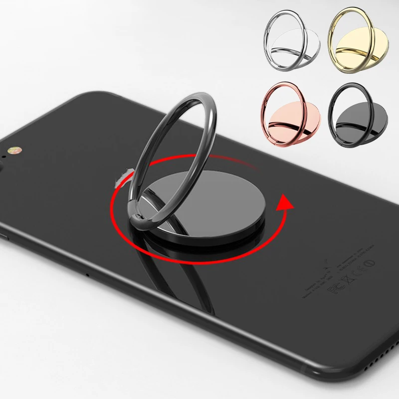 

Ультратонкий роскошный металлический держатель для мобильного телефона, универсальный телефонный магнитный автомобильный кронштейн, подставка, аксессуары, кольцо на палец