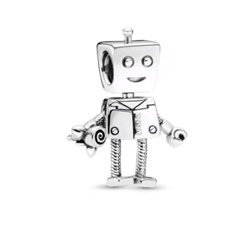 2026 رائجة البيع روبوت سلسلة خرز تميمة روبوت عقد الزهور فراشة أجنحة روبوت صالح الأصلي أساور DIY بها بنفسك النساء المجوهرات هدية #5