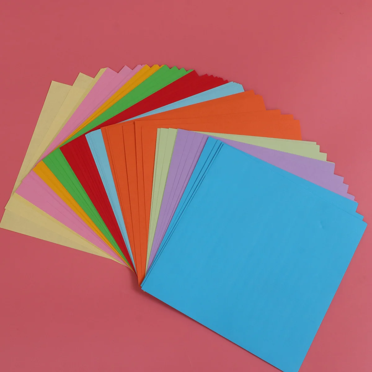 200 Count 15x15cm 20 Color Double Sided Origami Paper for Children Art Craft DIY Decorations Learning Activity Set Fine Motor