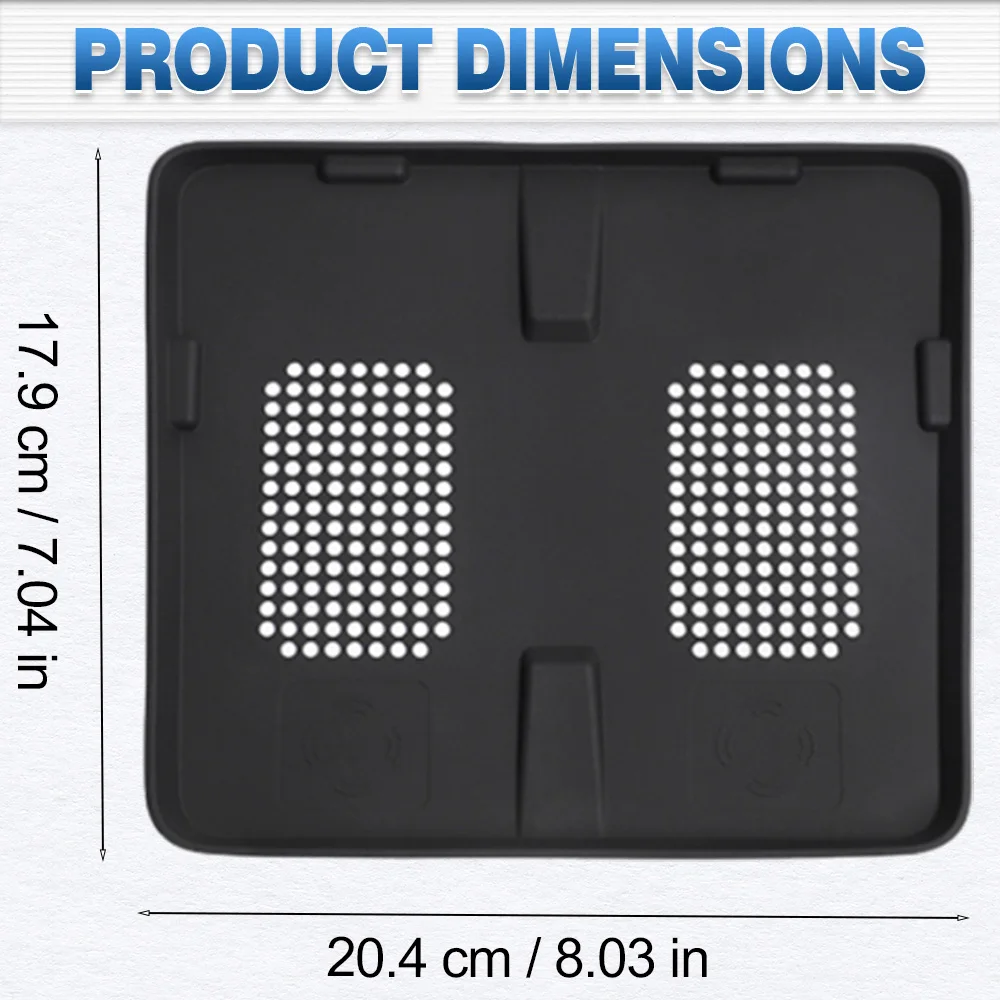 For BYD Shark 6 2024 2025 2026 (Only for configurations with wireless charging) Center Console Wireless Charging Protective Mat