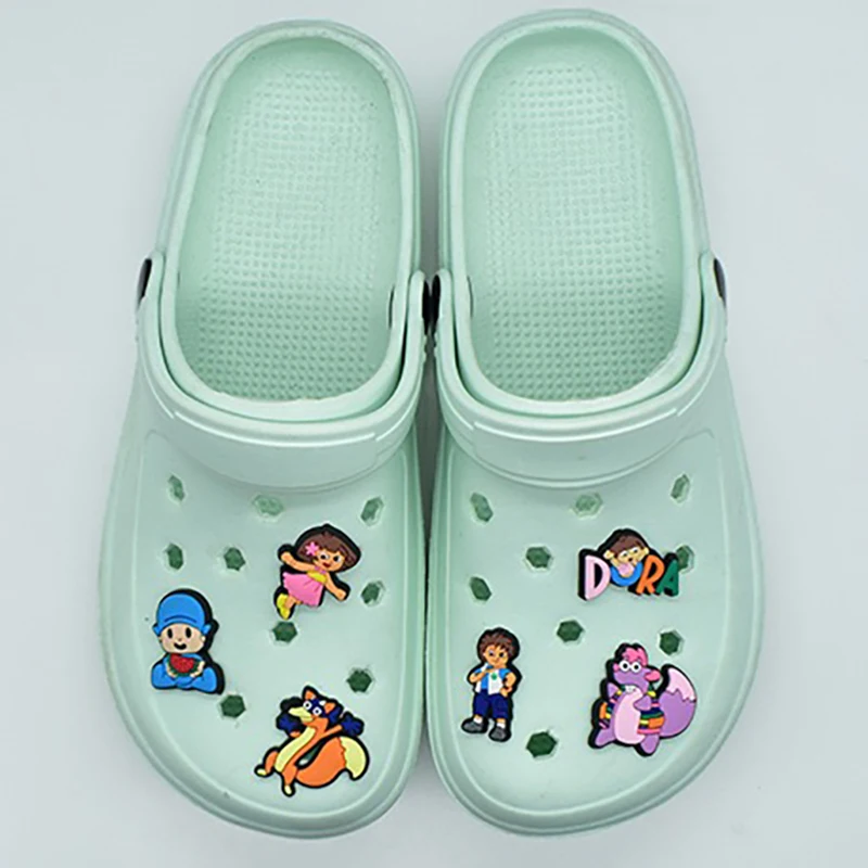 16 Stück Cartoon-Schuhanhänger für Bubble Slides, Clogs, Sandalen, PVC-Schuhdekorationen, Zubehör, Schnallen für Weihnachts- und Geburtstagsgeschenke – Detail 4