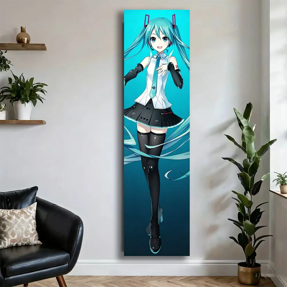 M-Mikus Kawaii Background Cloth Long Tapestry Suitable For Home Bedroom Dorm Wall Decoration Perfect Gift For Friend