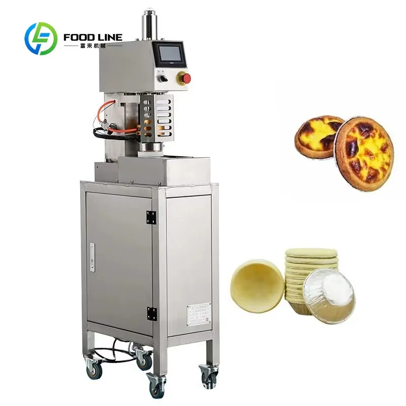 Customized Electric Egg Tart Shell Machine Stainless High Capacity Tart Making Machine for Household Tart Shell Press Machine