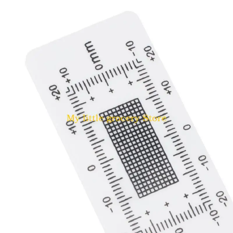 D5BD 2/4Pcs Crack Monitor Acrylic Measurement Grids Concrete Crack Monitorings Record