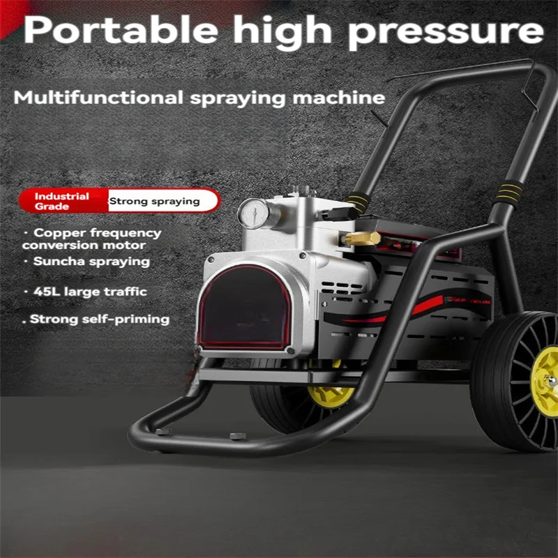 Airless Latex Paint Sprayer 5800W Multi-purpose Latex Paint Spraying Machine High-pressure Spraying Tool