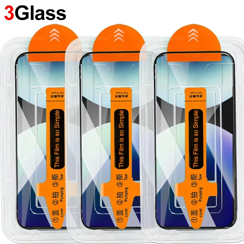

1-3PCS Clear Anti-Shatter For Xiaomi Redmi Note 14 Dust Free Easy Installation Screen Protector Olephobic Coating Tempred Glass