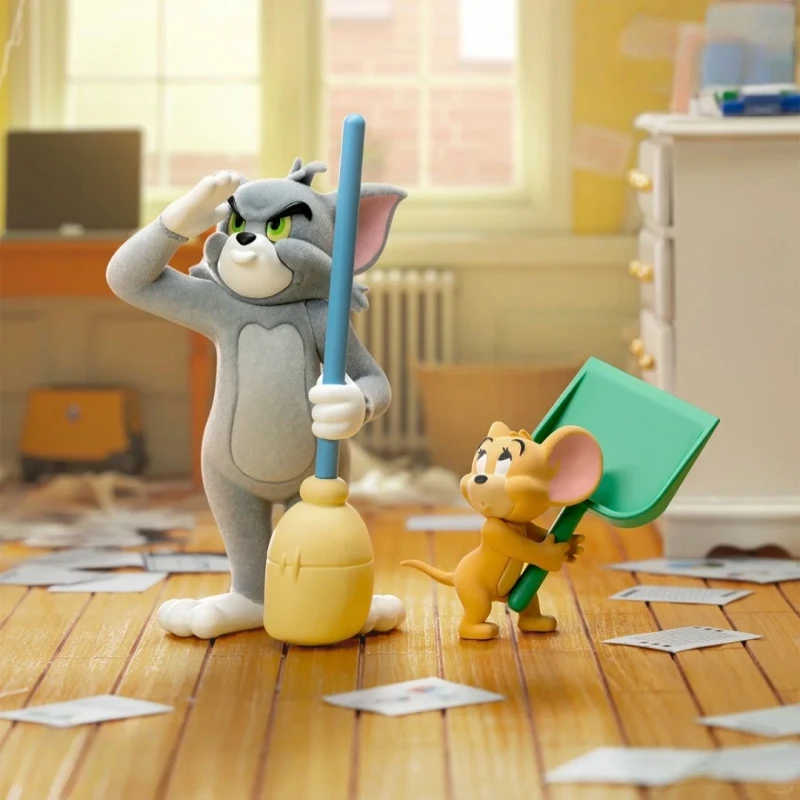 

52TOYS TOM and JERRY Model Anime Peripheral Collection Hand-made Blind Box Cartoon Birthday Gift Children's Toy Doll