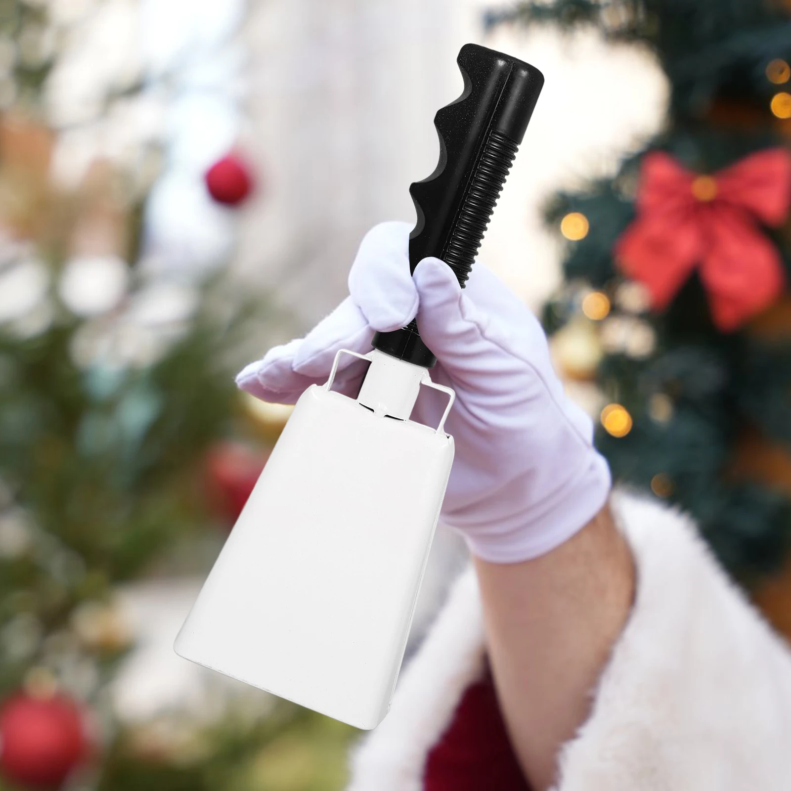 

Hand Bells Sound Generator Bull Noise Maker for Sporting Events Cheering Cow with Handle