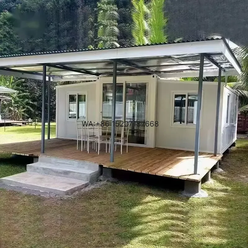 Wmwmnu for 15 20 30 40 Foot Foldable and Assembled Movable Residential Container House Double Wing Expansion Box
