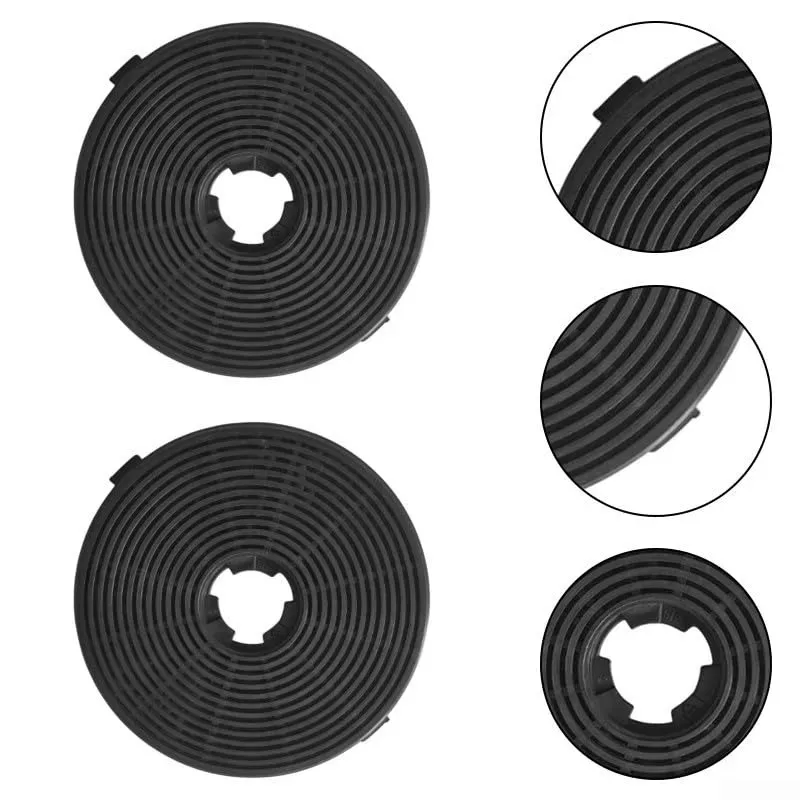 

Carbon Charcoal Filters Extractor Vent Fan Easy Install Round 2PCS Carbon Filter for Cooker Hoods,135mm*135mm*18mm Recirculating