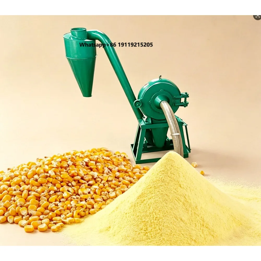 Feed Straw Crusher Grinder Grain Corn Flour Hammer Mill Maize Corn Grinding Machine Wheat Milling Machine