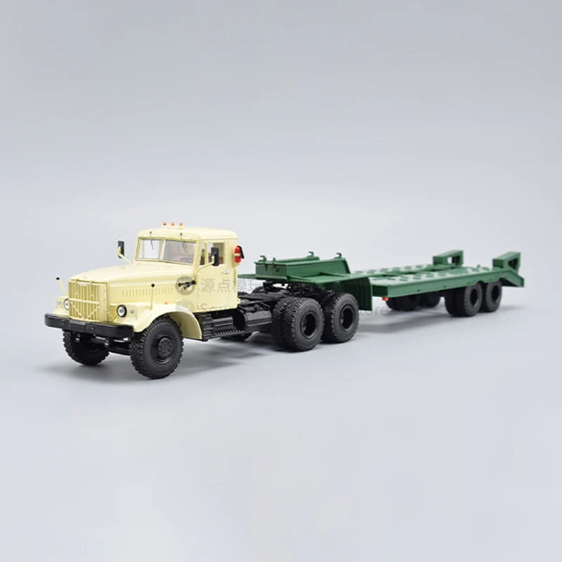 

Масштаб 1:43, литой под давлением сплав KRAZ-258, полуприцеп CHMZAP-5523, игрушки, модель автомобиля SSM7070, классические сувенирные подарки для взрослых, статический дисплей