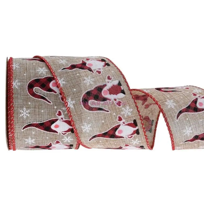 49ME Kerstfeestdecoratie Benodigdheden Linten en strikken voor geschenken Taartlint