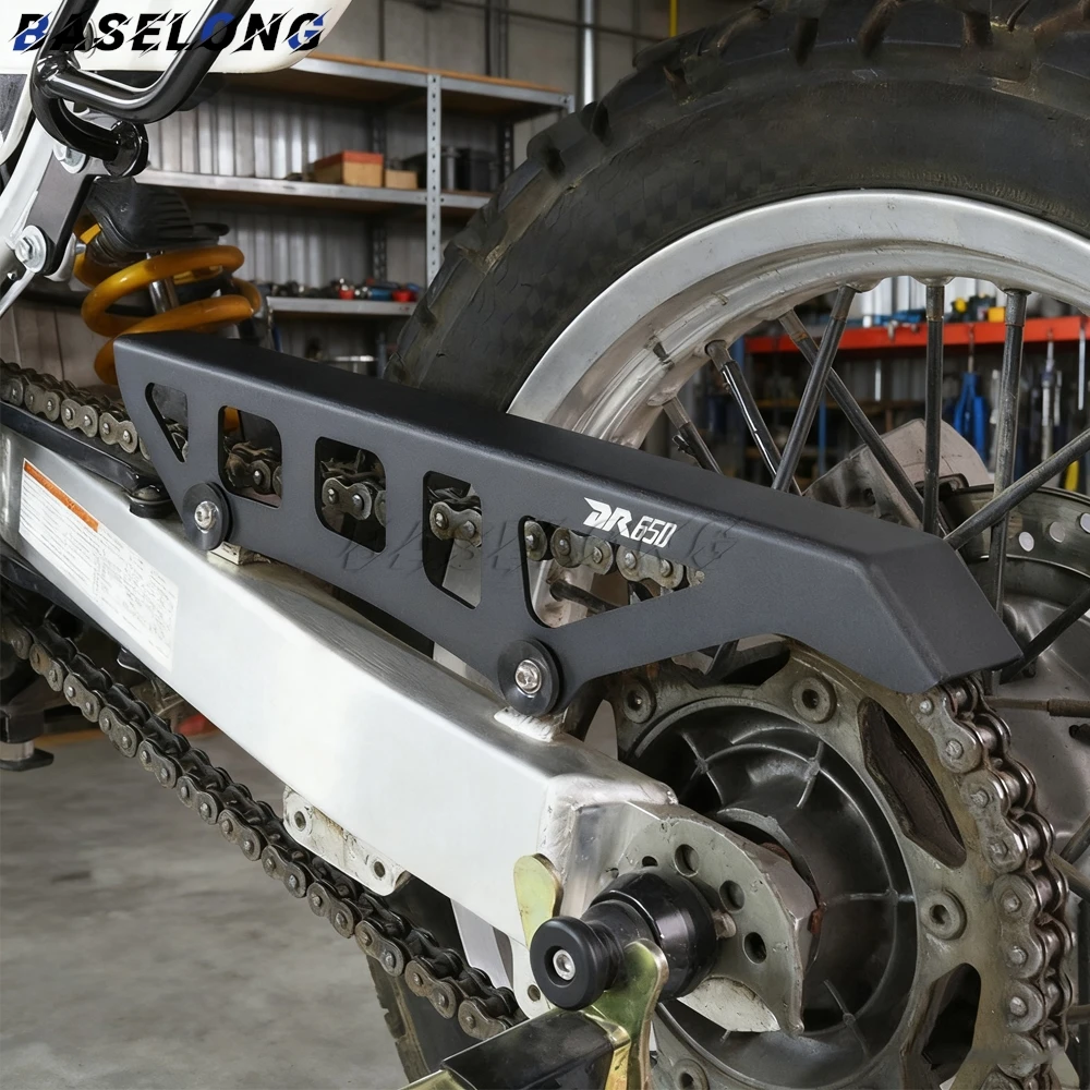 

Motorcycle Chain Guard Protector Guide Sprocket Cover For SUZUKI DR650 DR650S DR650SE DR 650S SE DF125E DR125 DR200 DRZ125 TS125