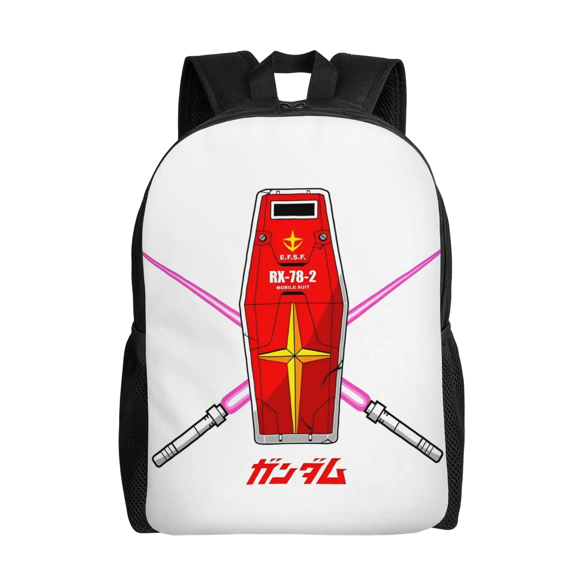 

1Piece GUNDAM New School Year College Bag Men Women Adult Backpack
