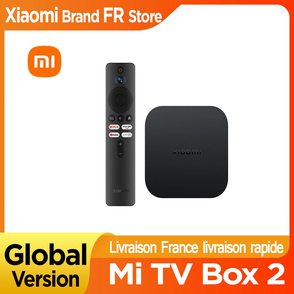 Global Version Xiaomi Mi TV Box S 2nd Gen 4K Ultra HD BT5.2 2GB 8GB Google TV Google Assistant Smart TV Box