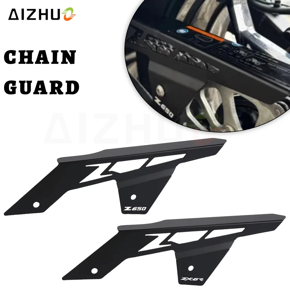

2025 Wheel Slide Sprocket Chain Guard Protector Accessories For Kawasaki Z650RS 2022-2024 Ninja650 Z650 ZX-6R Ninja 650 KLX140R