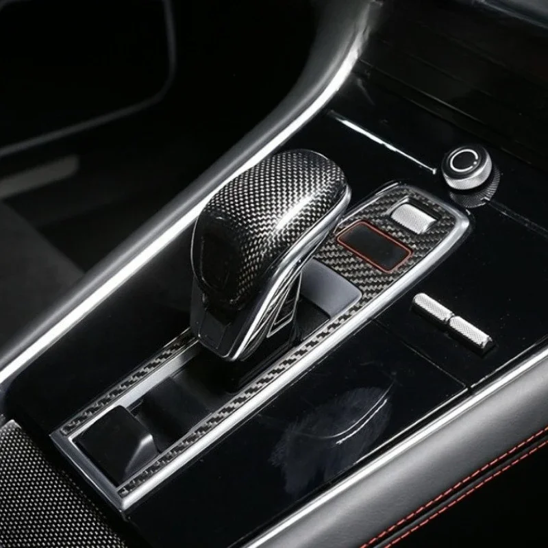 

For Porsche Panamera Real Dry Carbon Fiber 17-2020 Interior Center Console P-Gear Trim Bezel Decoration Modification Accessories