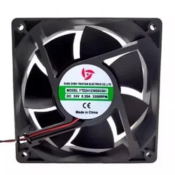 YTD158025S YINGTIAN Server Cooling Fan Axial Flow CPU Exhaust Radiator Cooler Fan DC15V 0.35A 8cm 8025 80x80x25mm New Original