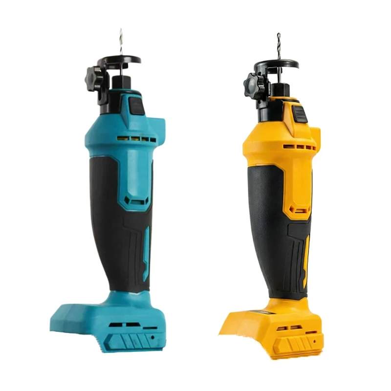 Electric Drywall Cut Out Tool For Dewalt Makita Battery 3 Speed Cutting Woodworking Brushless Rotary Saw Sheetrock Tool 30000RPM view 2