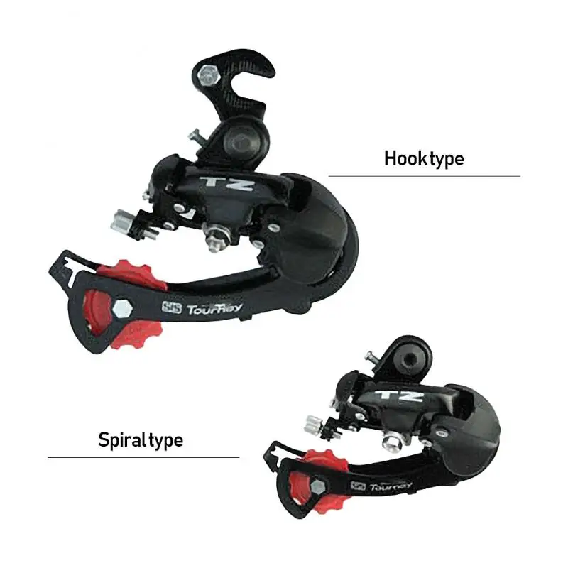 6 7 Speed MTB Bike Mountain Bicycle Derailleur Transmission Mountain Bike TZ-50 Rear Dial Eye Dial Bicycle Cycling Derailleur