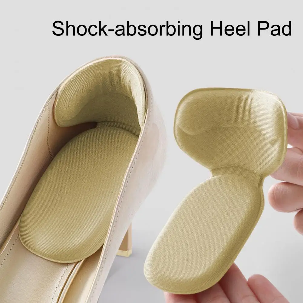 1 Pair Heel Adjustment Pad High-quality Heel Pad Cushion High Heel Shoe Size Adapter with Shock-absorbing Insole Shoe Adapter