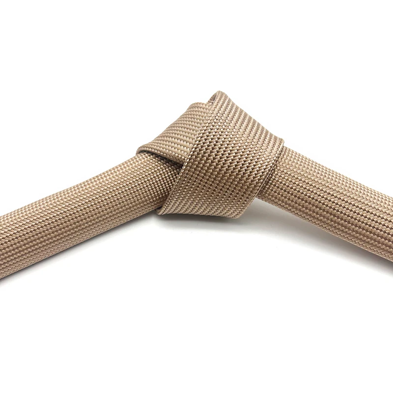 800°C Multi Size Fiberglass Tube Cable Sleeve ID 2.5/3/4/5/6/8/10/12/14/16/20mm Chemical Fiber Alkali Free Fiber Braided Against