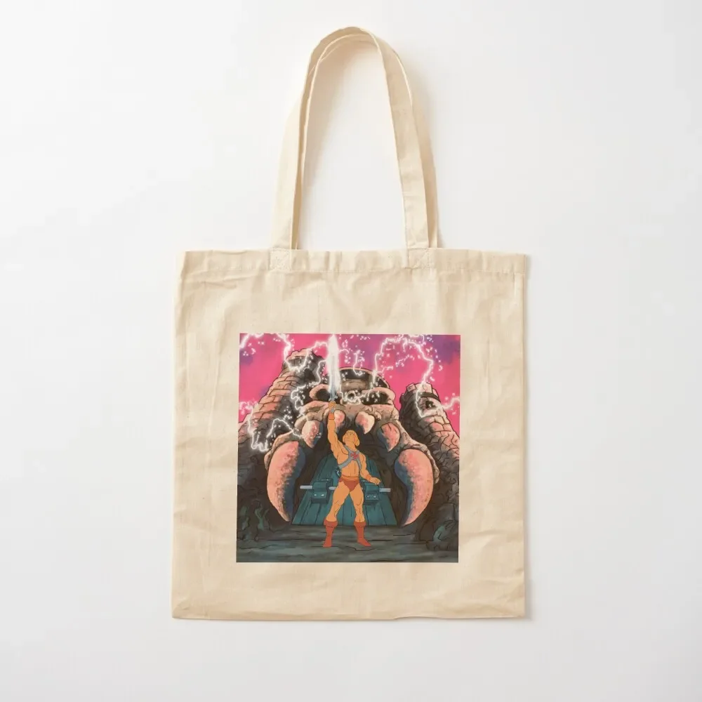 

He-man Transform Tribute Tote Bag large size bags tote bag men supermarket folding bag