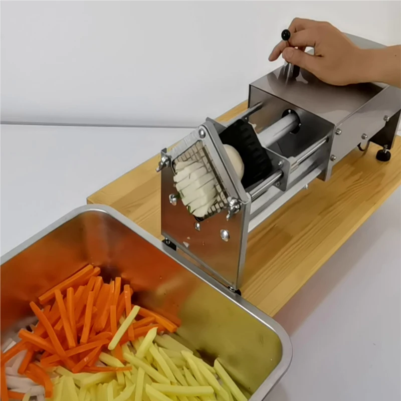 Multi-functional Electric Potato Chip Cutter With 7MM French Fries Cutting Machine Commercial Vegetable Cutter