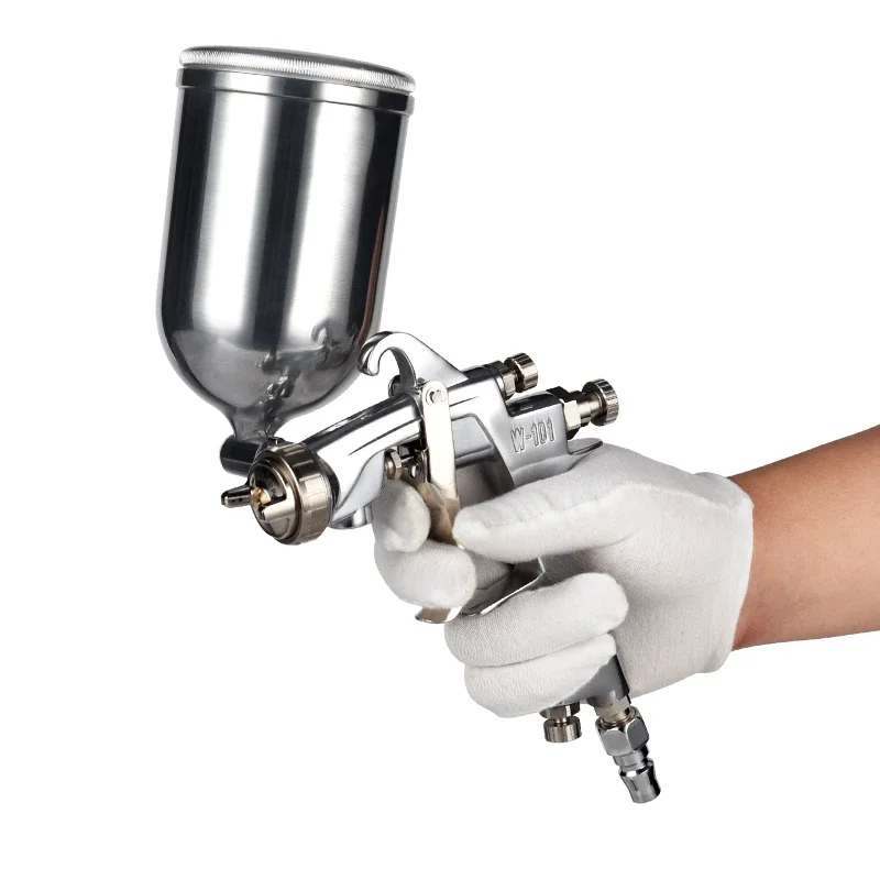 Pneumatic spray gun W-71/77/101 spray paint corrosion resistance high atomization upper and lower pot spray gun