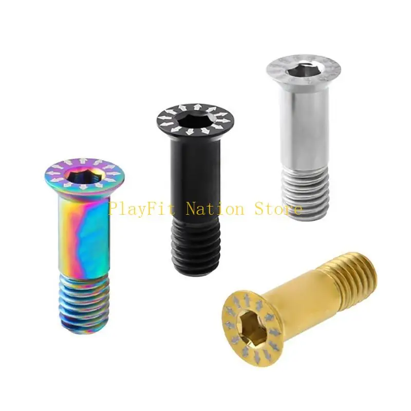 242F 2PCS دراجة دراجة derailleur براغي سبيكة مسامير مسامير التثبيت ملحقات ركوب الدراجات #2