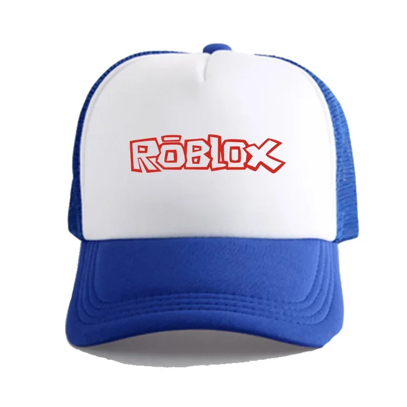 Game Surrounding ROBLOX Hat Cartoon Baseball Cap Peaked Cap Men and Women Casual Sun Visor Net Cap Summer Breathable Sun Hat