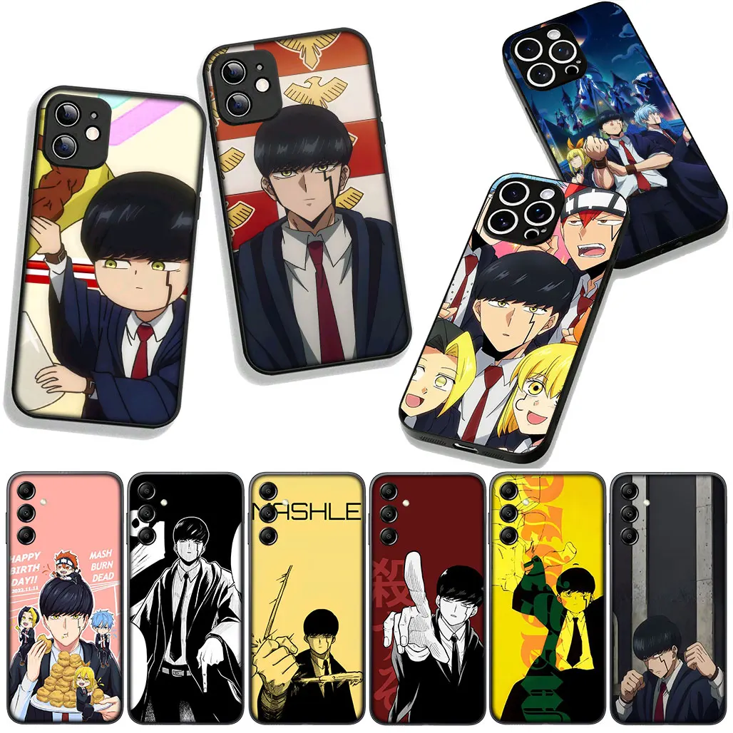 Чехол Mashle Magic and Muscles для Samsung Galaxy A12 A14 A31 A41 A50 A51 A6 A7 A70 A71 A8 A21S J6 M56 M06 M15 M16 Note 20 9 8