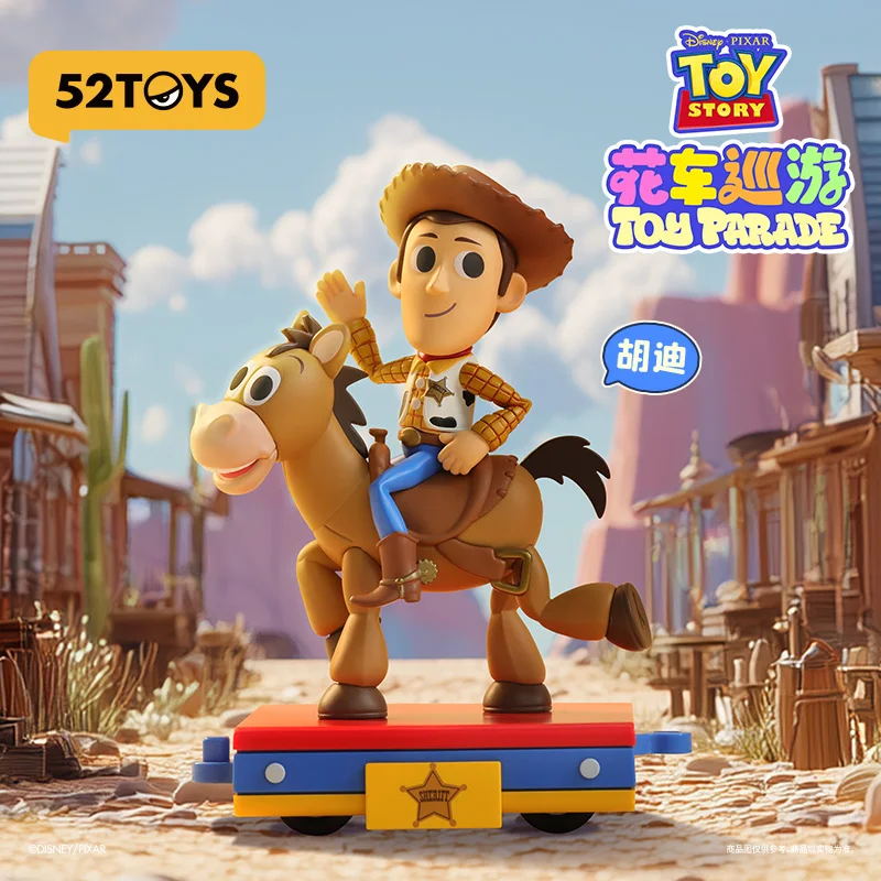 

52 игрушки Toy Story Toy Parade Series слепая коробка аниме фигурка мультфильм Вуди Базз автомобиль детские игрушки настольный орнамент подарки на день рождения