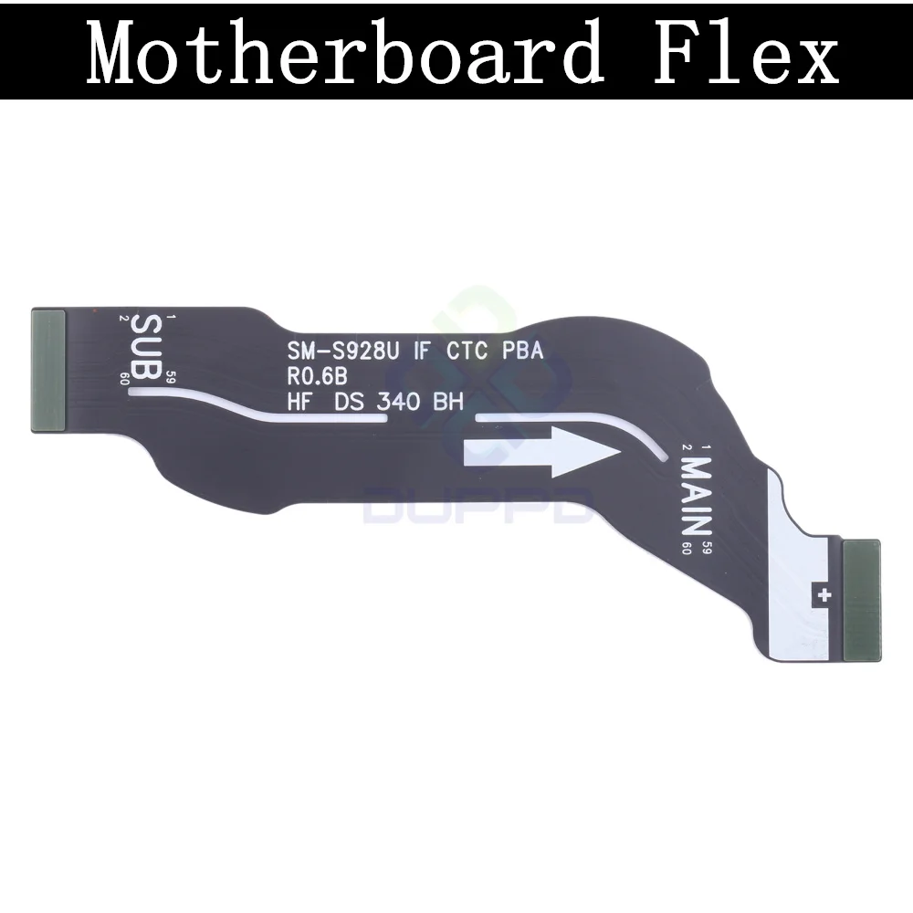 Top Ear Loud Speaker SIM Card Tray Charging Port Board For Samsung S24 Ultra S928 Stylus Pen Off On LCD Motherboard Flex Cable