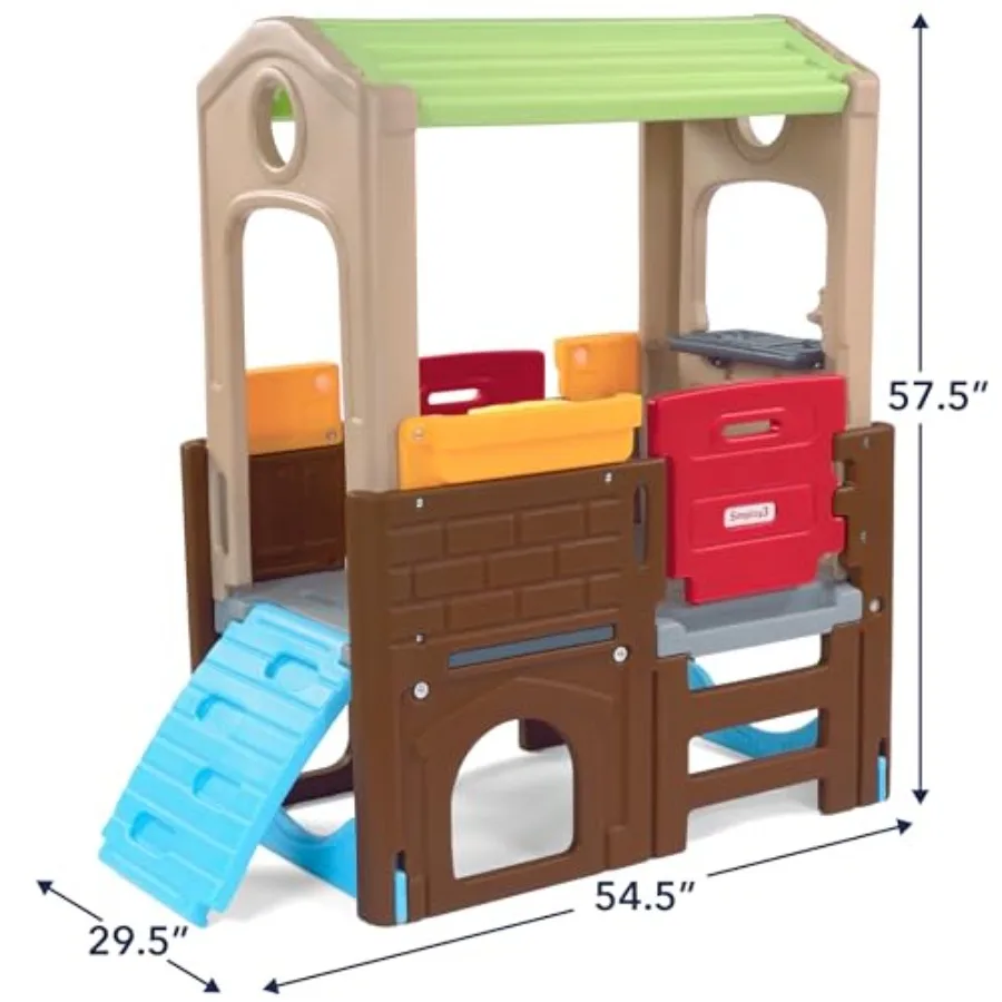 Young Explorers Discovery Playhouse - Indoor or Outdoor Clubhouse and Activity Playset for Toddlers and,Made in USA