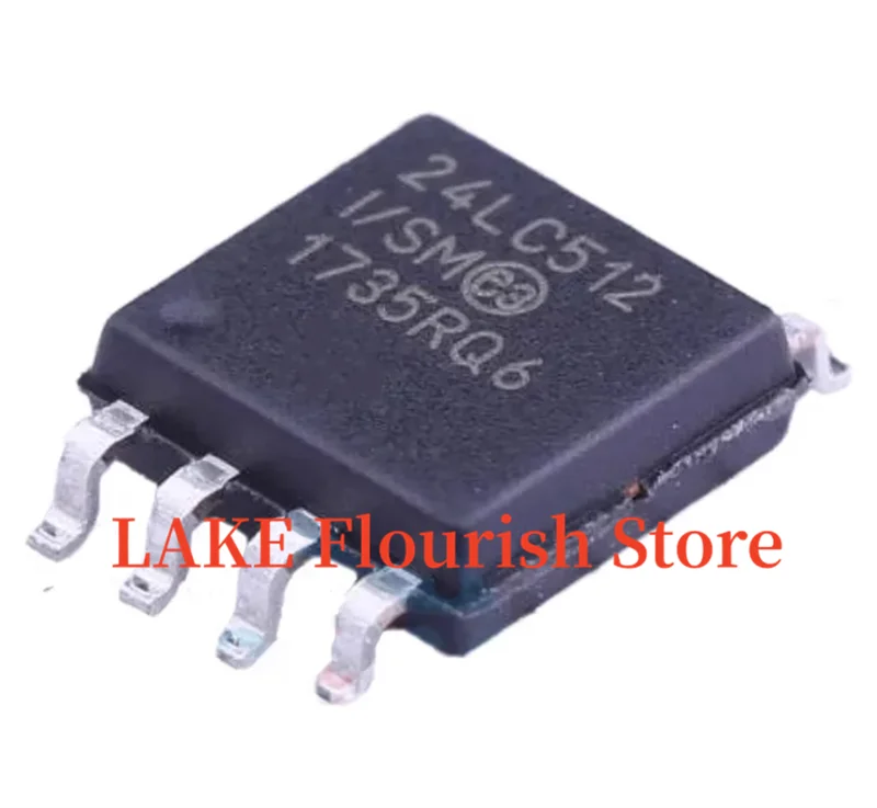 

20 unids/lote 24LC512-I/SM 24LC512I/SM 24LC512 24LC512-I/SN 24LC512I/SN SOP8