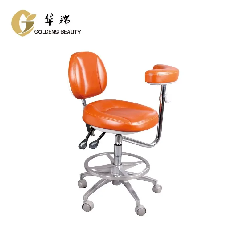 Stool Medical Use Hospital Saddle Chair Armrest Ergonomic Design Dentist Stool Adjustable Furniture Clinic Use
