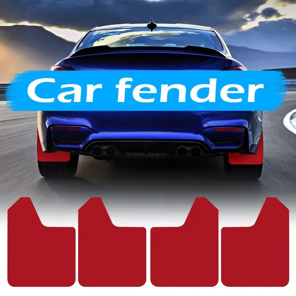 

4Pcs Flexibility Universal Car Fender Set High-quality Dust-proof Wheel Mud Flaps Easy To Install Convenient Auto Mudguards SUV