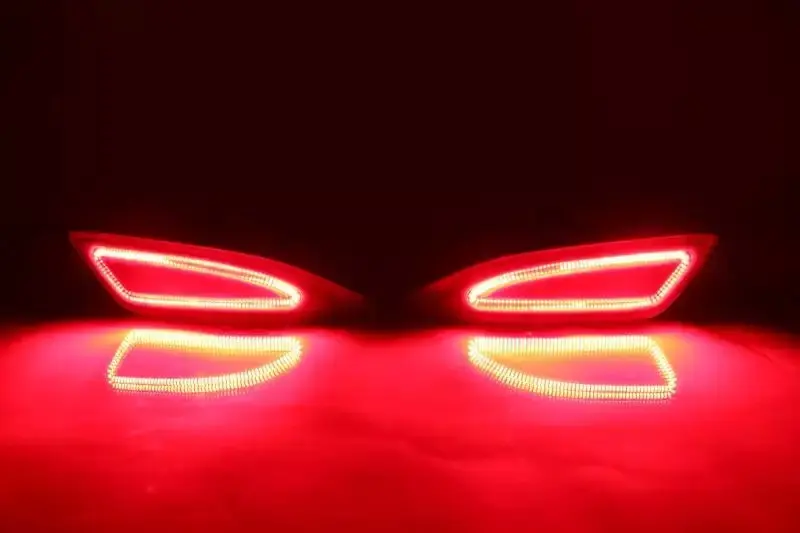 LED Car Bumper Luz Traseira, Luz Traseira para Toyota Corolla, Fielder Taillight, Taillamp, Luz Traseira, Fog Brake, 2015 ~ 2018y