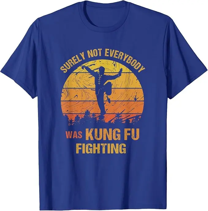 Vintage T-Shirt mit der Aufschrift „Sicherlich war nicht jeder Kung-Fu-Kämpfer“ – Y2k Kung-Fu-Liebhaber Kampfsport Grafik-Shirt aus weicher Baumwolle – Detail 10