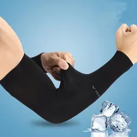 Summer Ice Silk Sports Arm Cover Cycling Sunscreen and UV Protection Outdoor Travel Running Fitness Protective Equipment
