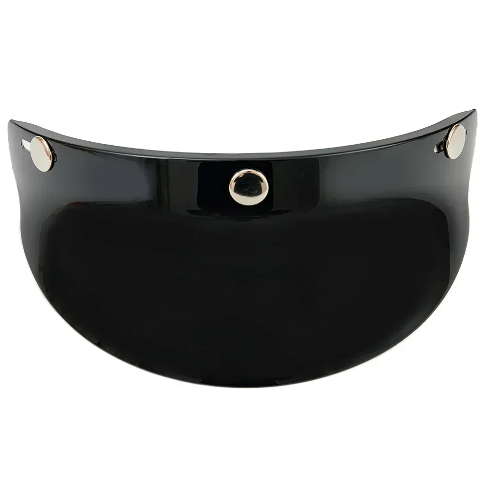 Visor Motorcycle Helmet Peak Visor Replacement 250mm X 80mm 3-Snap Accessories Black Helmets PC Peak R Peak Shield