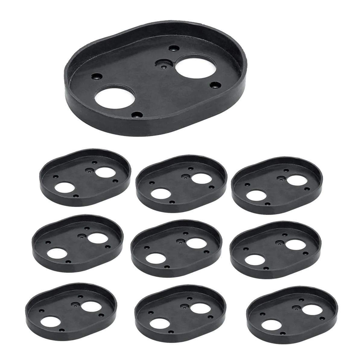 10PCS Car Air Heater Seal Gaskets Base Black for Eberspacher Airtronic D2 D4 Webasto Air Top 2000 Parking