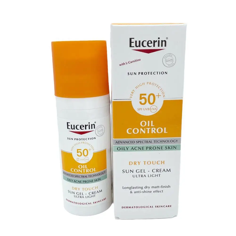 SPF50 UVB UVA Sunscreen For Oily Acne-Prone Skin Oil Control Sunscreen Fragrance Free Sunscreen