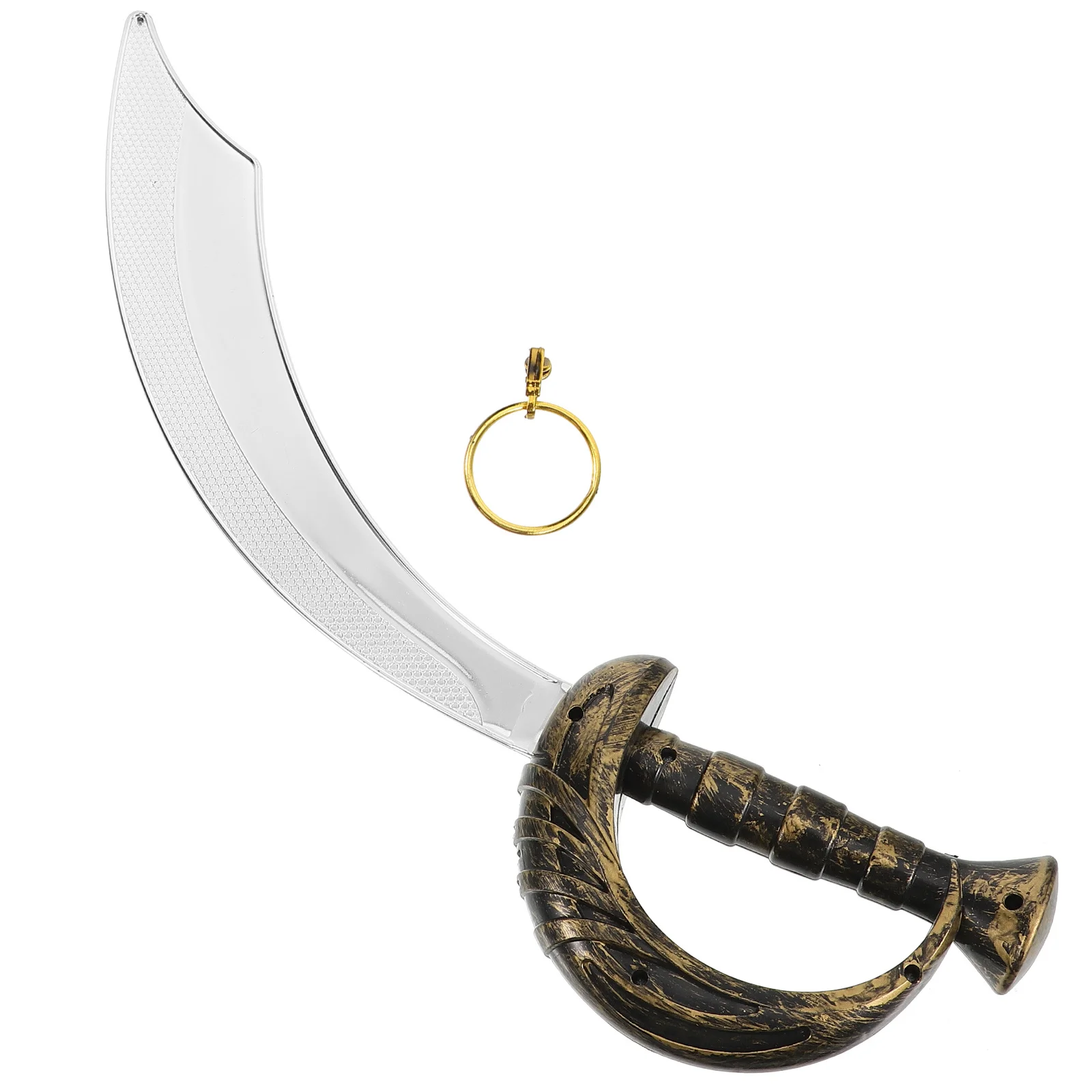 Cosplay pour fête d'halloween, accessoires de Pirate, accessoire d'épée en plastique, Costume pour enfants, cadeau de Festival, ensemble de jeu de Pirate, boucle d'oreille