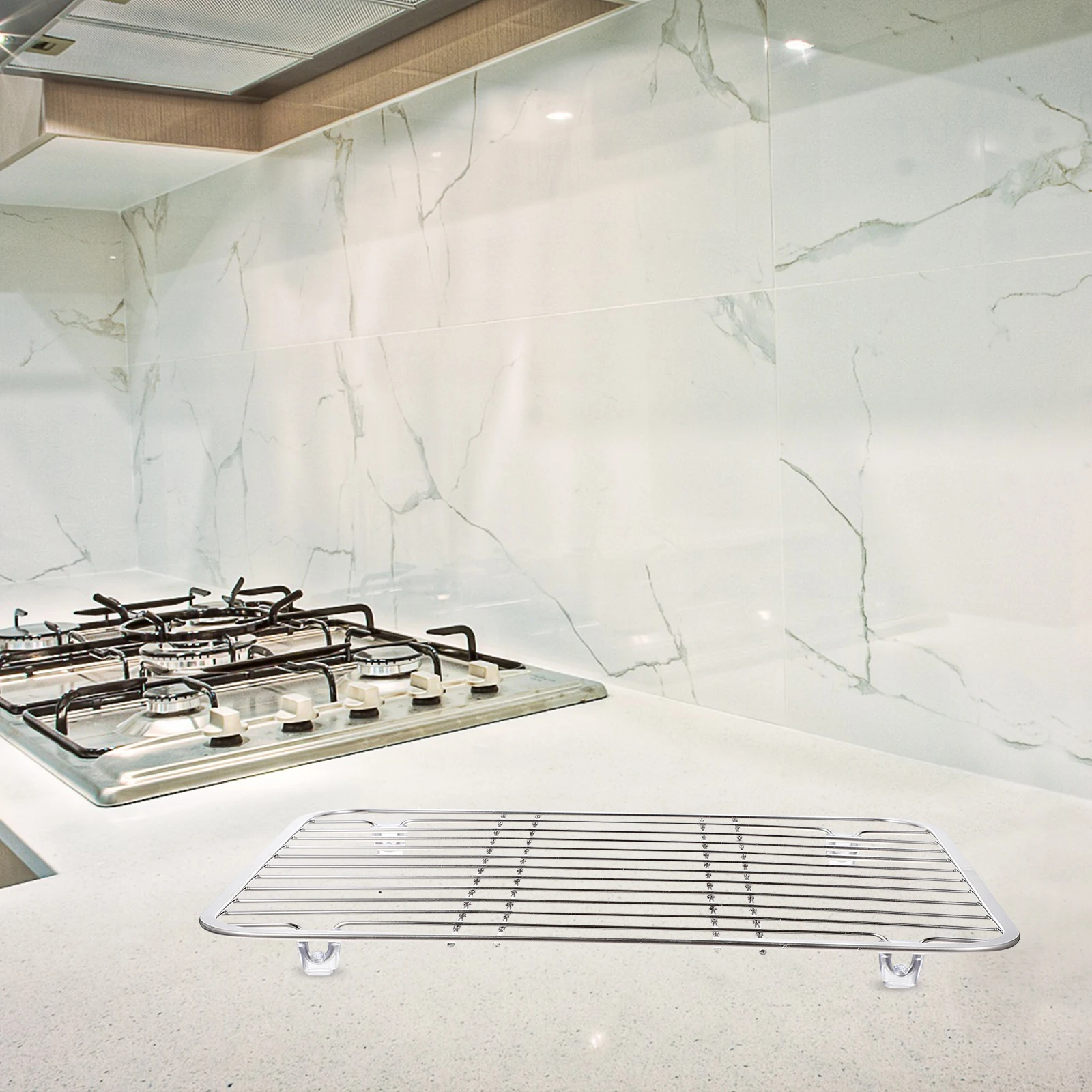 

Stainless Steel Kitchen Storage Rack Sink Draining Rack Tableware Holder Multipurpose Drying Organizer Storage Holder