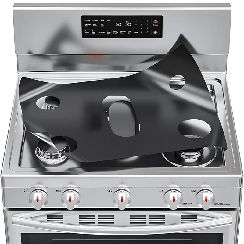 2PCS Gas Stove Burner Cover Stove Guard Stove Top Protector Gas Stove Burner Liners Gas Stove Range For Kitchen Cooking-Hot