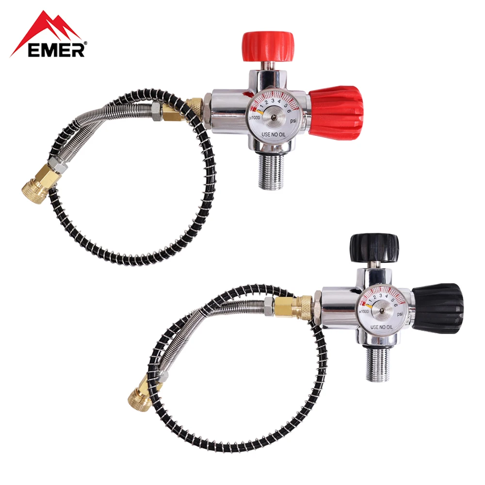 

EMER 300Bar 4500PSI High Pressure Valve Fill Station Valve HPA CO2 DIN Charging Paintball Air Bottle Scuba Diving Tank Valve