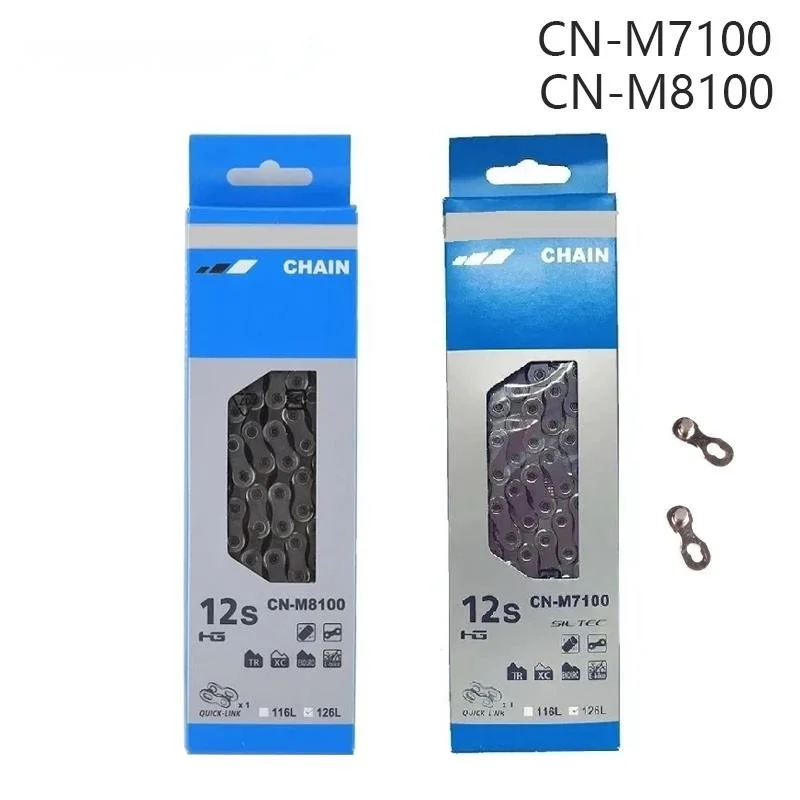 Bicycle Chain 9/10/11/12 Speed Road MTB Bike 116L 126L Chain CN-HG53 HG54 HG95 HG601 HG701 HG901 M7100 M8100 Bike Parts